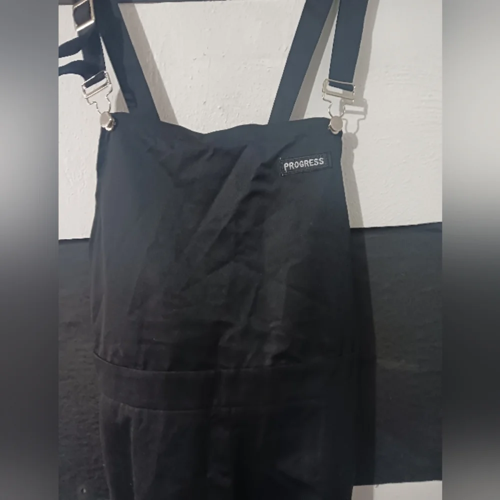 NEW Manfinity Men Black Short Overall - Picture 3 of 11